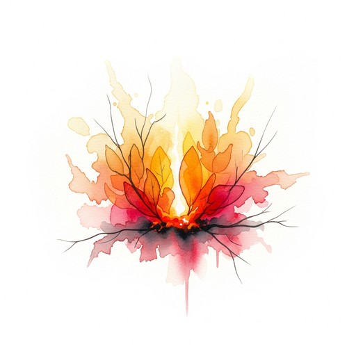 Free Autumn Embers Glow Image - Watercolor, Autumn, Fall | Download at ...