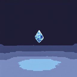Free Luminous Crystal Pixel Image - Crystal, Pixel, Blue | Download at ...