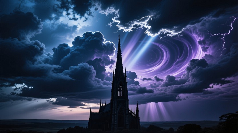 Free Stormy Gothic Cathedral Image - Gothic, Cathedral, Spire ...