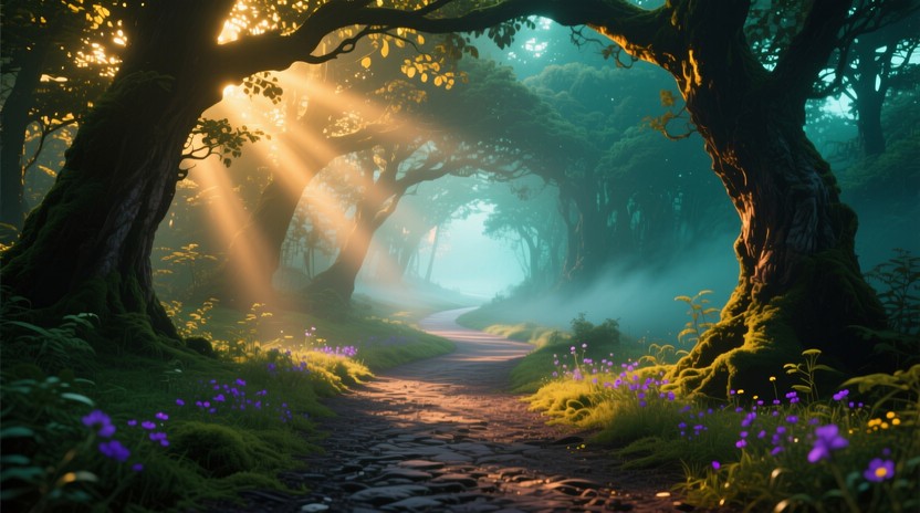 Free Enchanted Forest Pathway Image - Forest, Pathway, Enchanted ...