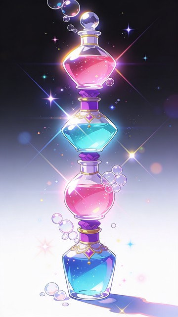 Free Magical Potion Bottles Image - Anime, Manga, Potion | Download at ...