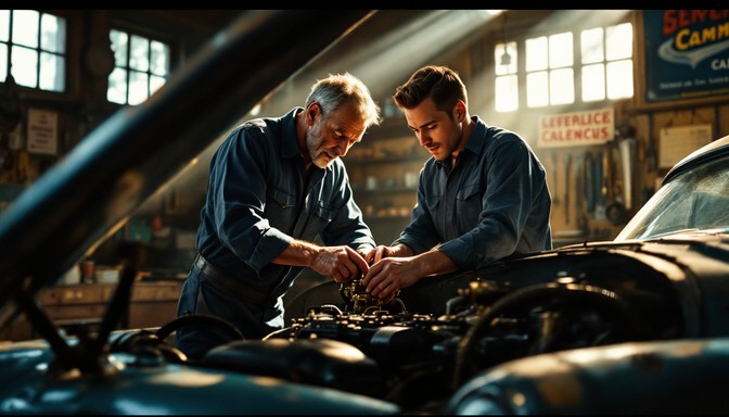 Mechanic Feature Free Mentoring Future Mechanics Image - Mechanic, Apprentice, Mentor ...