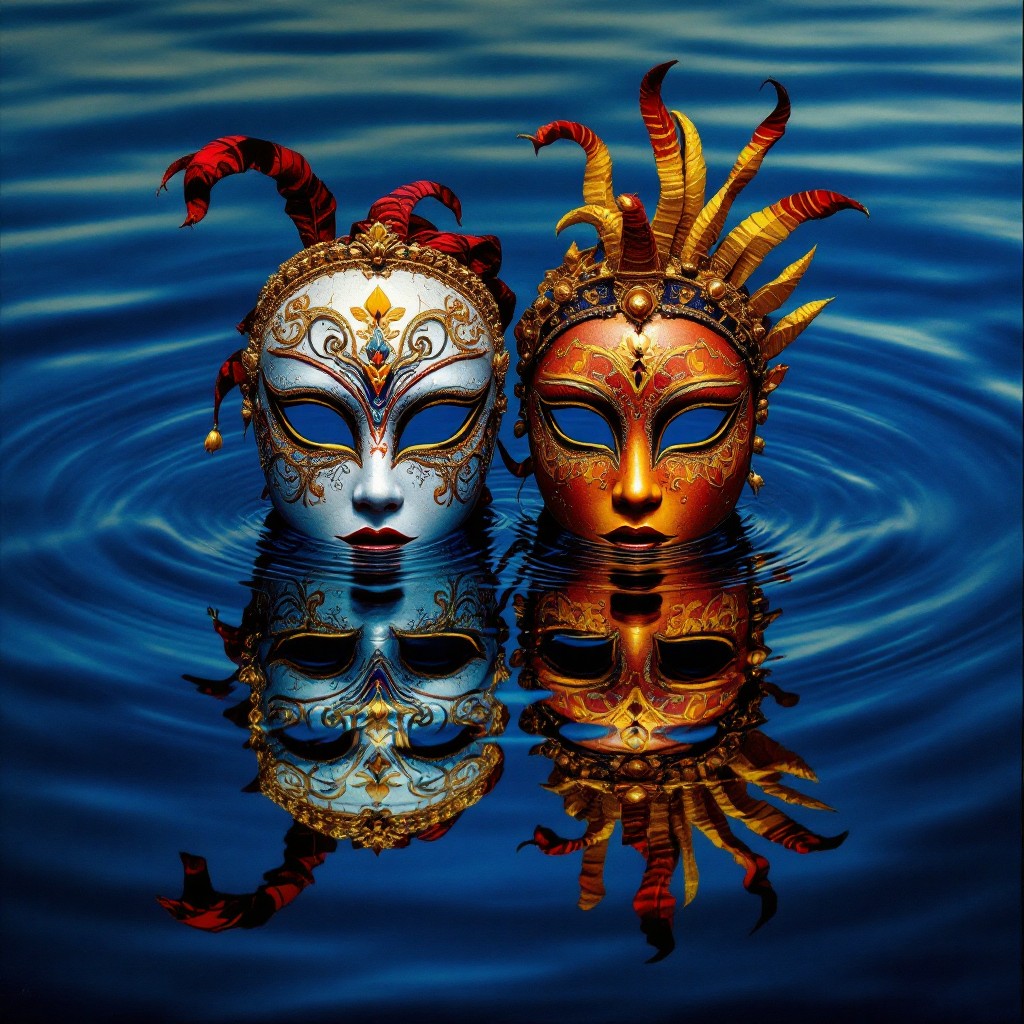 Mask Simmetry Free Dual Cultural Reflections Image - Masks, Reflections, Symmetry ...