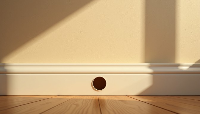 Free Mysterious mouse hole Image - Baseboard, Minimal, Shadows ...