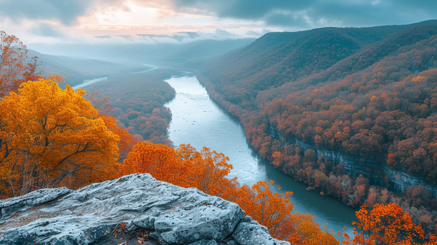 Free Autumn River View Image - Autumn, River, Landscape | Download at ...