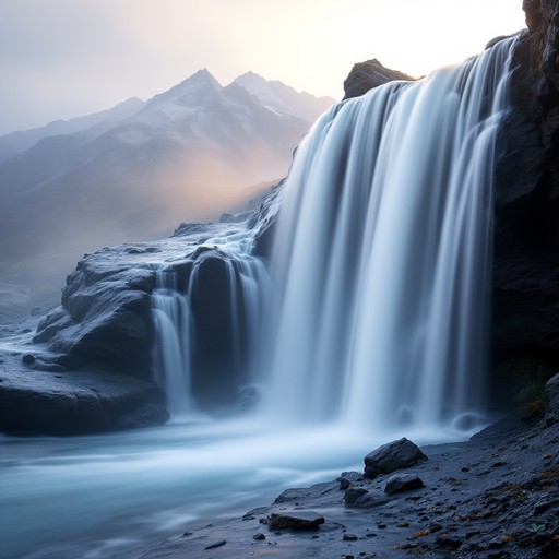 Free Majestic Mountain Waterfall Image | Download at StockCake