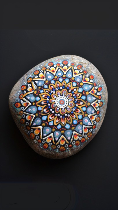 Free Mandala Painted Rock Image - Mandala, Rock, Painting | Download at ...