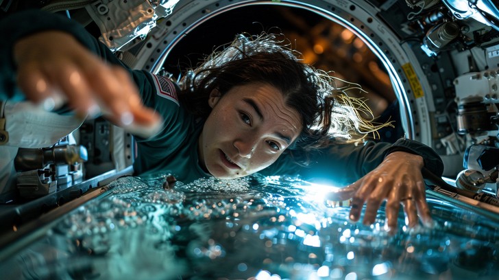 Free Astronaut Observes Stars Image - Astronaut, Stars, Microgravity ...
