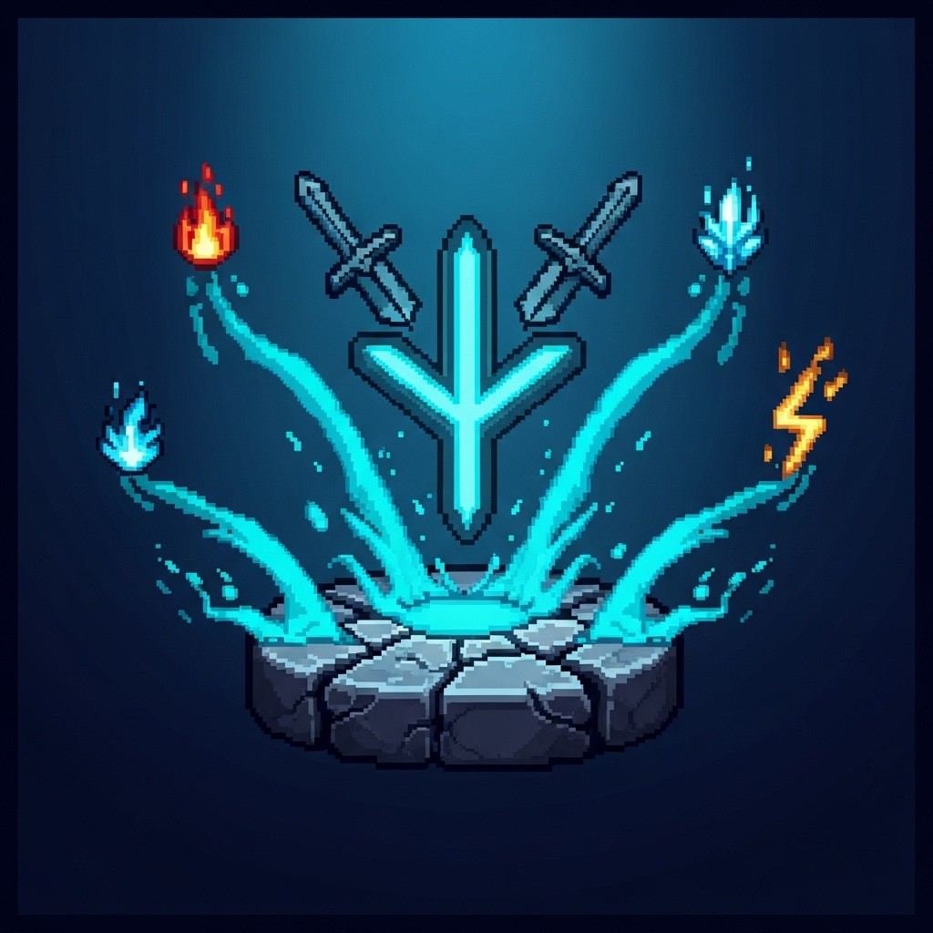 Free Mystical Battle Rune Image - Rune, Magic, Cyan | Download at StockCake