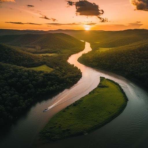 Free Sunset River Cruise Image | Download at StockCake
