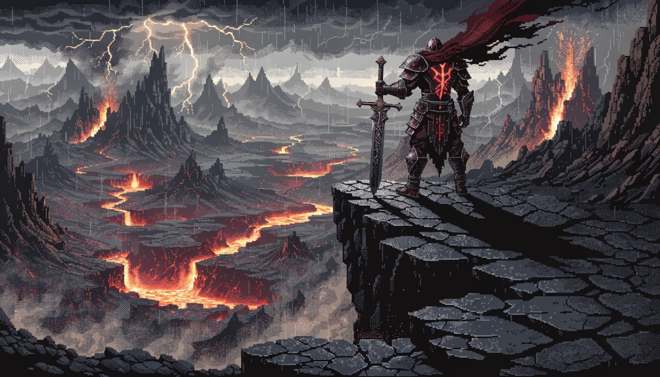 Free Pixel Art Hero Image - Warrior, Pixel, Retro | Download at StockCake