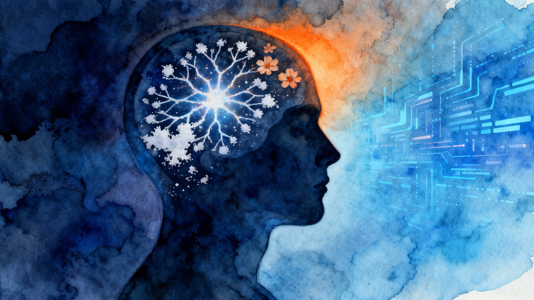 Free Digital Mind Awakening Photo - Watercolor, Silhouette, Profile ...