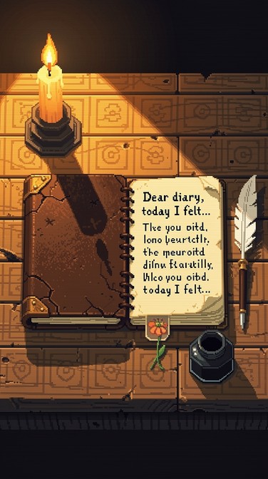 Free Pixel Art Diary Image - Pixel, Diary, Journal | Download at StockCake