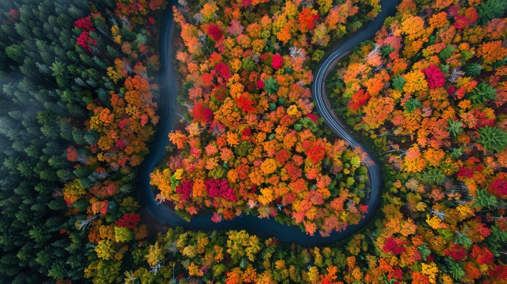 Free Autumn Aerial View Image - Aerial, Autumn, Foliage | Download at ...
