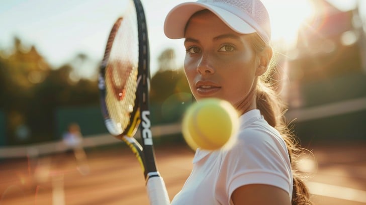 Free Tennis Player Poised Image - Tennis, Sunset, Athlete | Download at ...