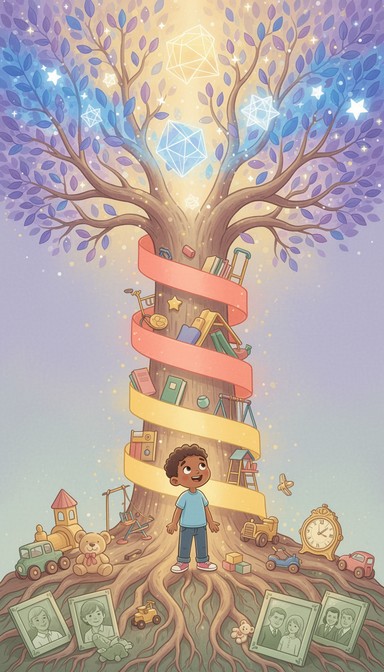 Free Growing Through Time Image - Illustration, Whimsical, Child ...
