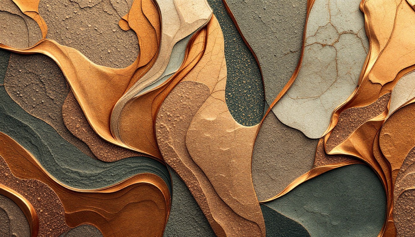 Free Flowing Copper Waves Photo - Abstract, Copper, Terracotta ...