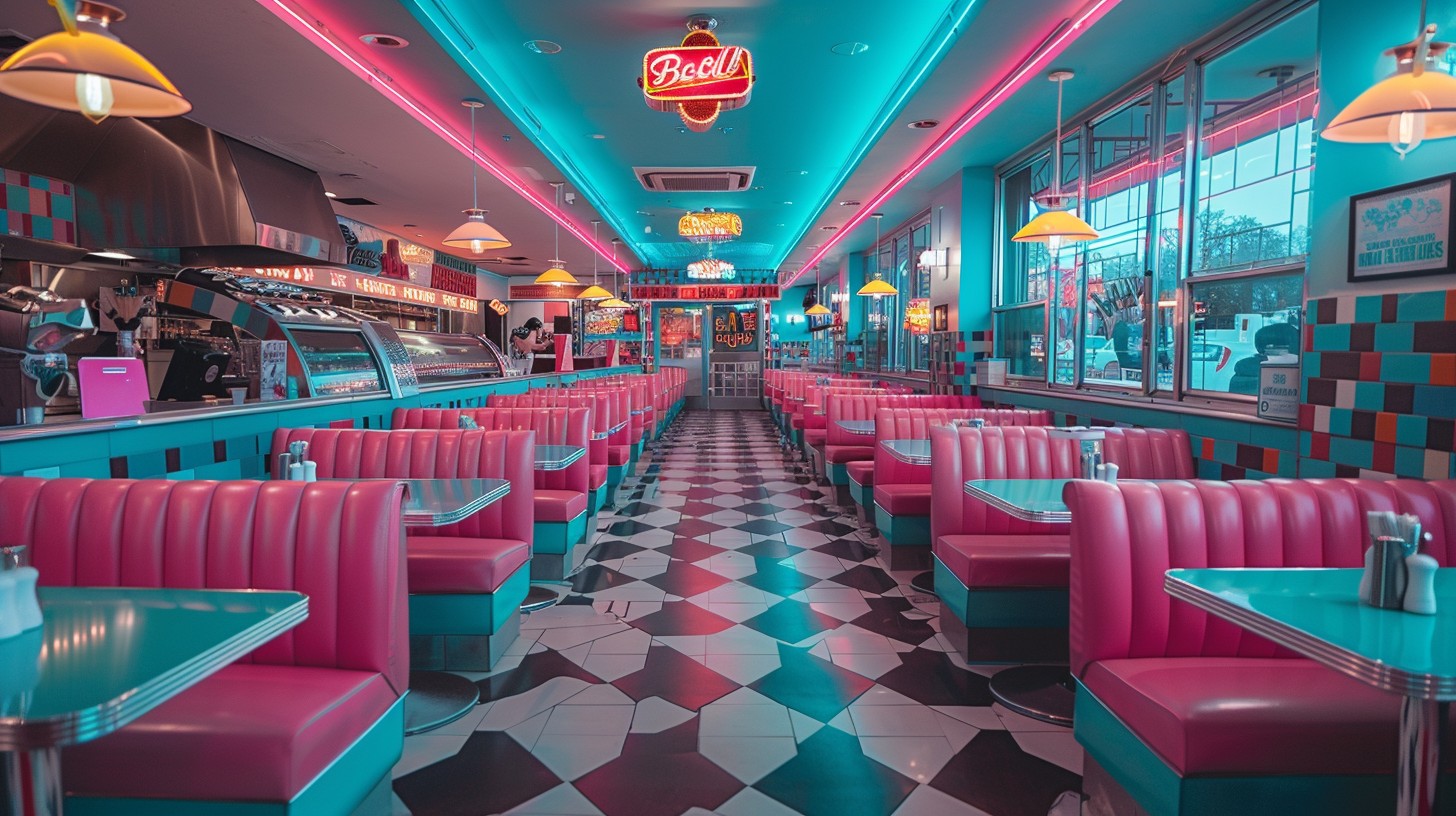 Free Retro Diner Interior Image - Retro, Diner, Interior | Download at ...
