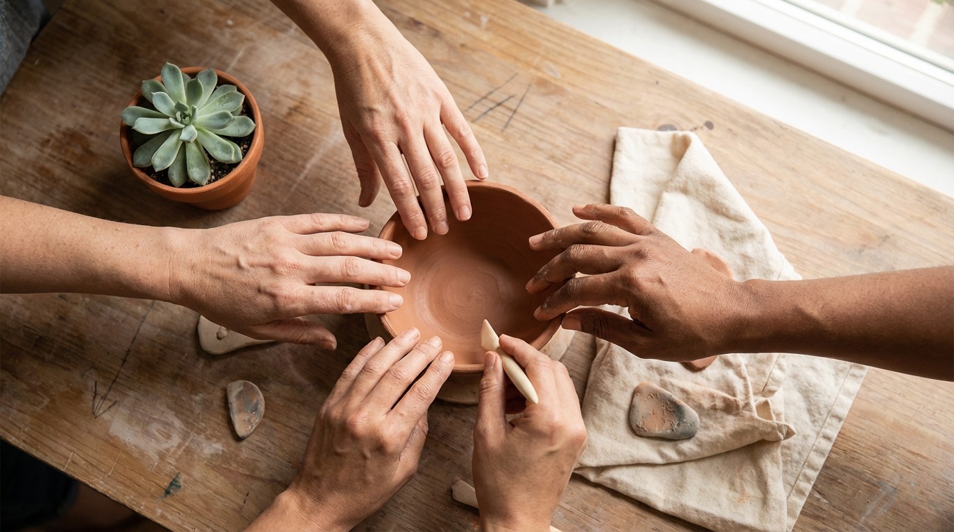 Free Hands Creating Together Photo - Collaboration, Teamwork, Hands ...