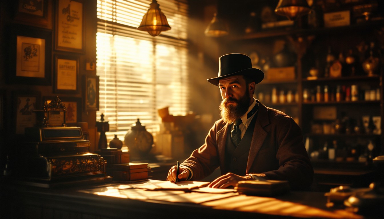Throwback Merchant Free Merchant at work Image - Merchant, Shopkeeper, Vintage | Download ...