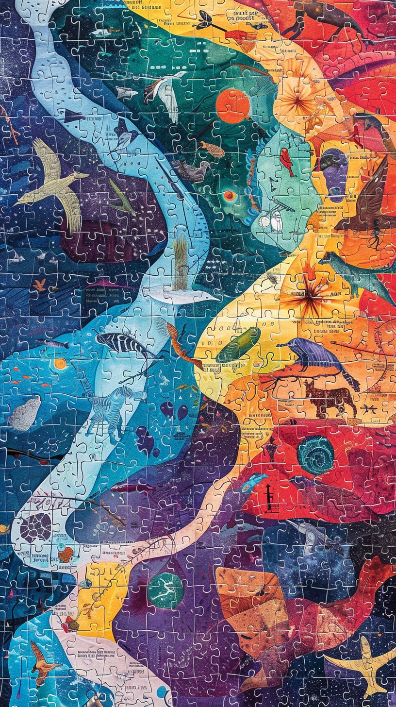 Free Colorful puzzle art Image - Puzzle, Vibrant, Colorful | Download ...