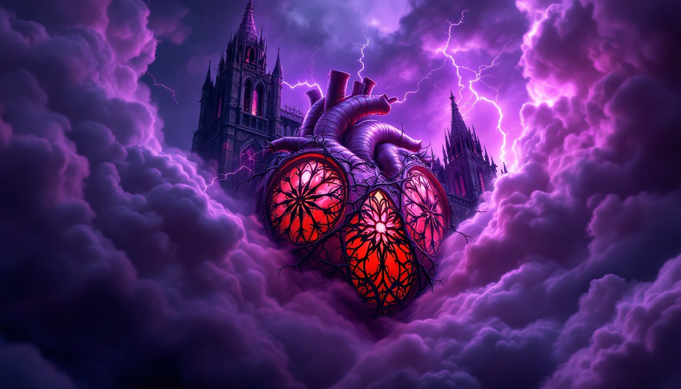 Free Gothic Heart Storm Photo - Gothic, Heart, Cathedral | Download at ...