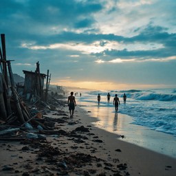Free Sunset Beach Life Image - Sunset, Beach, Waves | Download at StockCake