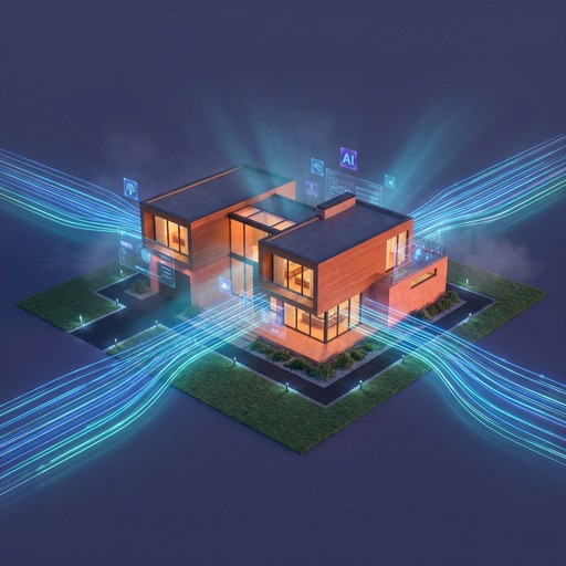 Free AI Connected Home Image - Architecture, Futuristic, Technology ...