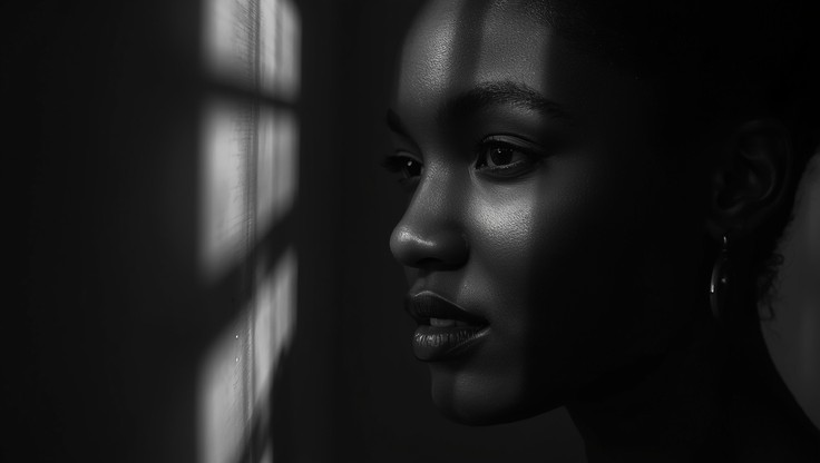 Free Dramatic shadow portrait Image - Portrait, Monochrome, Dramatic ...