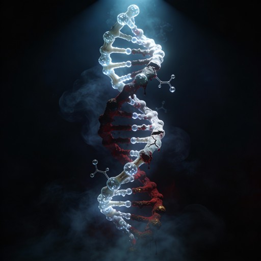Free Luminous DNA Decay Image - Dna, Helix, Gothic | Download at StockCake