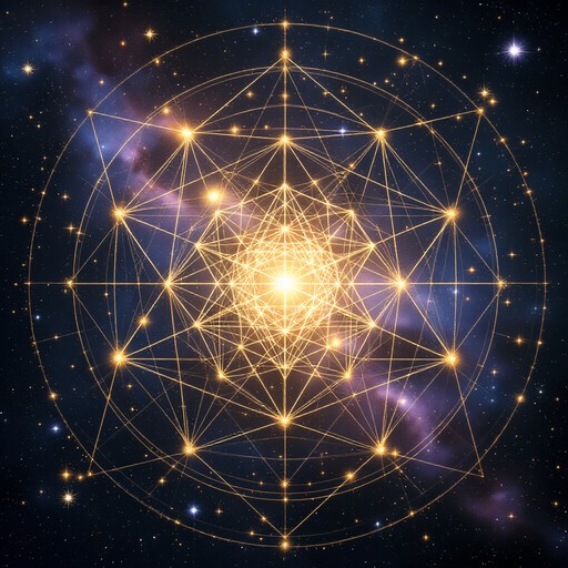 Free Cosmic Geometry Blueprint Image - Sacred, Geometry, Celestial ...