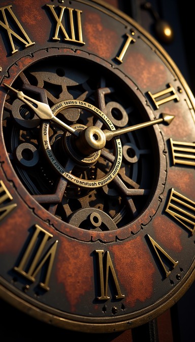 Free Golden Clock Face Image - Clockwork, Timepiece, Mechanical ...