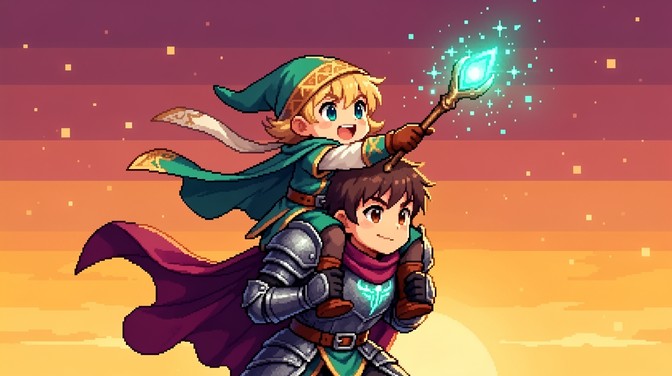 Free Adventurous Pixel Heroes Image - Pixel, Adventure, Knight ...