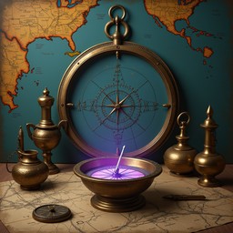 Free Cosmic Compass Guide Image - Compass, Mystical, Brass | Download ...