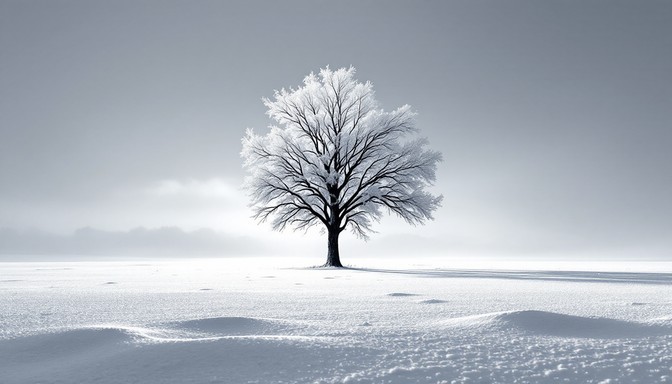 Free Solitary Winter Tree Image - Winter, Tree, Snow | Download at ...