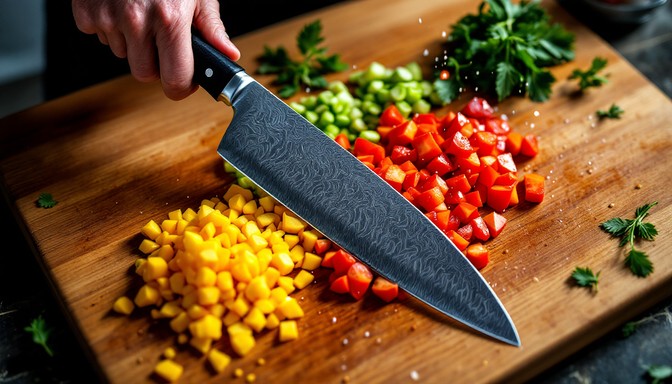 Free Chopping Fresh Vegetables Image - Knife, Chef, Cooking | Download ...