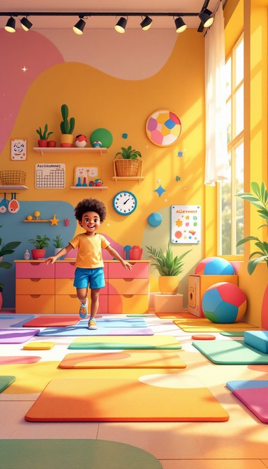 Free Joyful Fitness Fun Photo - Child, Training, Illustration ...