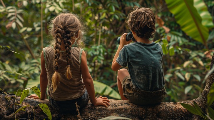 Two Explorers Adventure Free Adventure Awaits Kids Image - Adventure, Kids, Exploration ...