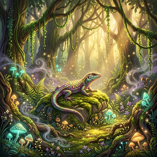 Mist Lizard Free Enchanted Lizard Sanctuary Image - Lizard, Reptile, Enchanted ...