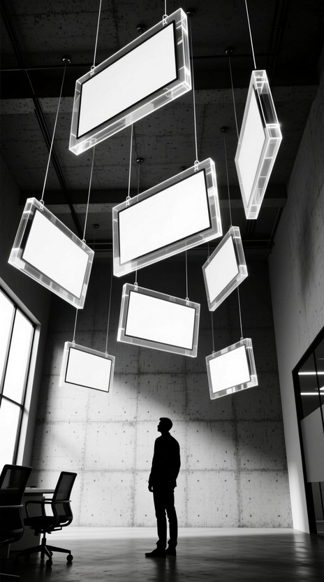 Free Floating Digital Displays Image - Screens, Floating, Suspended ...
