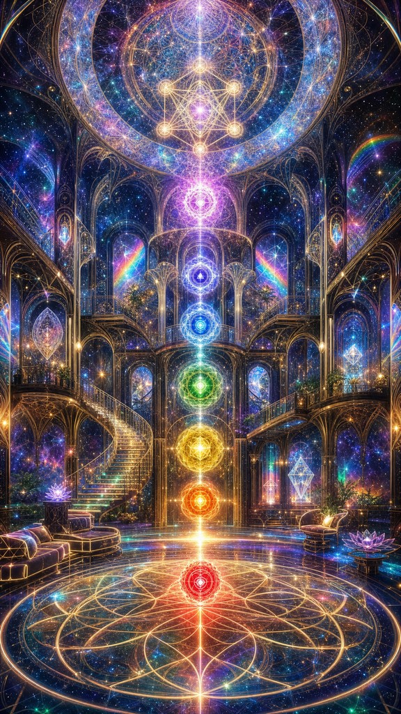 Download Cosmic Chakra Sanctuary Image - Chakra, Sacred, Geometry ...
