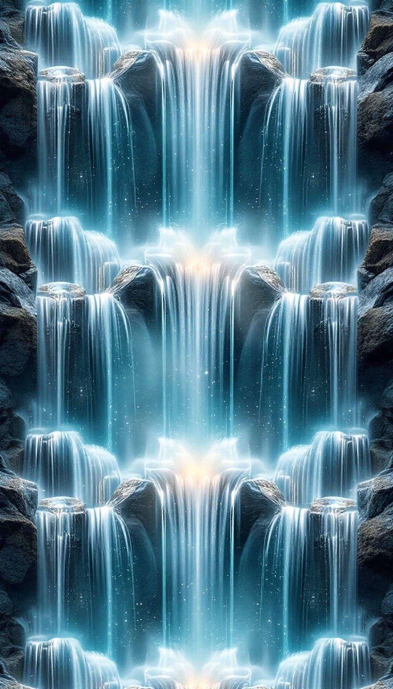 Free Cascading Aqua Patterns Image - Waterfall, Aquamarine, Pattern ...