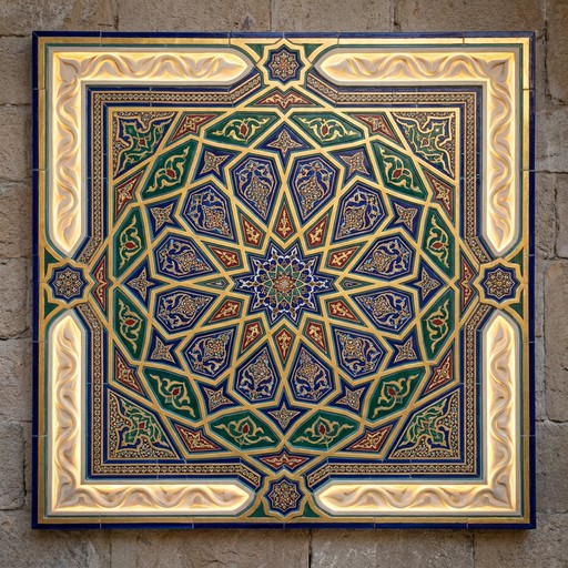 Free Sacred Geometric Mosaic Image - Islamic, Mosaic, Geometric ...
