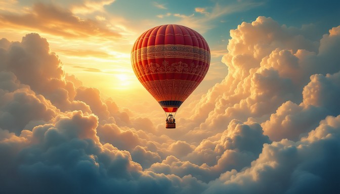 Sun Rise Balloon Free Balloon Meets Sunrise Image - Balloon, Sunrise, Clouds | Download ...