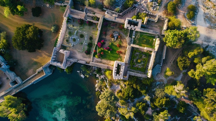 Rustic Fortress Free Historic Coastal Fortress Image - Aerial, Sea, Fortress | Download ...