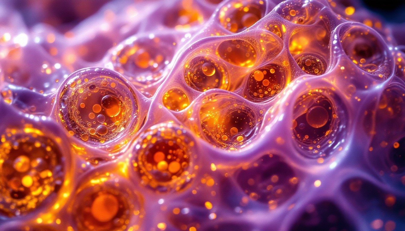 Free Glowing Cell Symphony Image - Cellular, Microscopic, Membrane ...