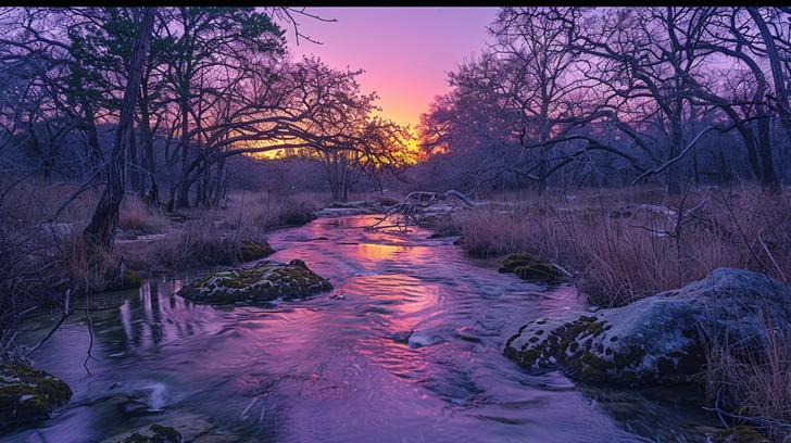 Free Sunset River Glow Image - Sunset, River, Twilight | Download at ...