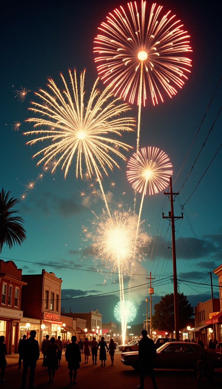 Free Small-town Fireworks Celebration Image - Fireworks, Celebration ...
