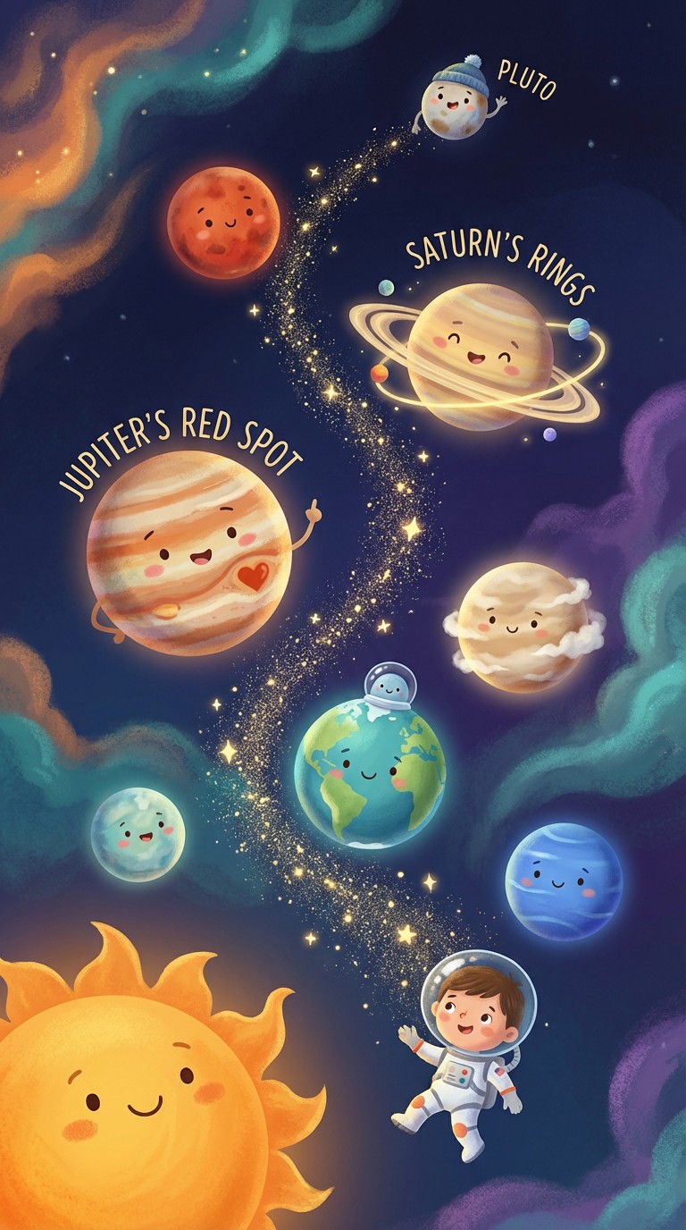 Free Cosmic Friendship Adventure Image - Illustration, Space, Planets ...