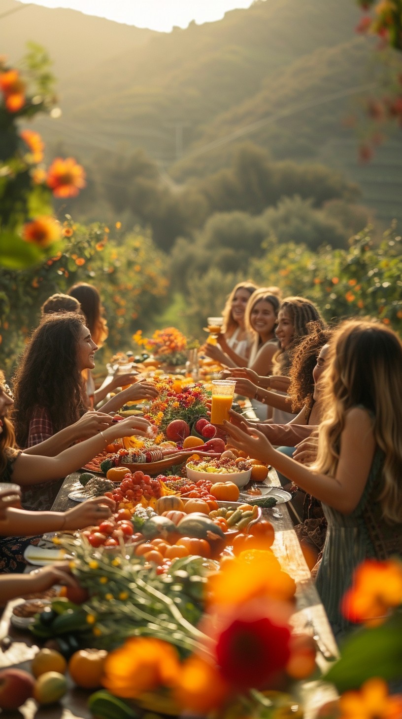 Free Festive Gathering Outdoors Image - Friendship, Celebration, Nature ...